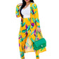 2 Piece Set African Print Elastic Bazin Baggy Pants Rock Style Dashiki Sleeve Famous Suit For Women Coat And Legging Yellow