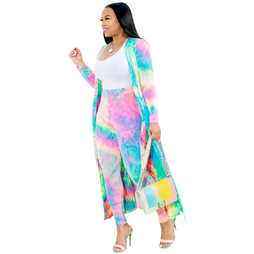 2 Piece Set African Print Elastic Bazin Baggy Pants Rock Style Dashiki Sleeve Famous Suit For Women Coat And Legging Pink