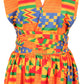 2022 new summer elegent fashion style african women printing plus size polyester long dress