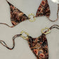 2024 New Low Waist Sexy Women Swimsuits Female Swimwear Bikini Set Print Strappy Brazilian Thong Beachwear Bathing Suits biquini