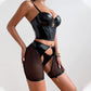 Women Lingerie Sexy Luxury Pornos Suit PU Leather See Through Fetish Underwear Erotic Uncensored Under Wear Exotic Intimate