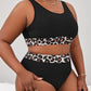 VigoJany 2024 Leopard Plus Size Bikini Set High Whist Straps Swimsuit For Women Backless 2 Piece Beach Summer Bathing Suit