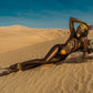 Kente Brazilian One Piece Laced Up African Bikini
