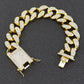 Hip-Hop Street Trend Diamond-Encrusted Chain Hiphop Rap Bracelet Male Zircon Bracelet