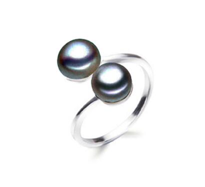 YIKALAISI Pearl Ring Jewelry 925 Sterling Silver Wedding Rings For Women