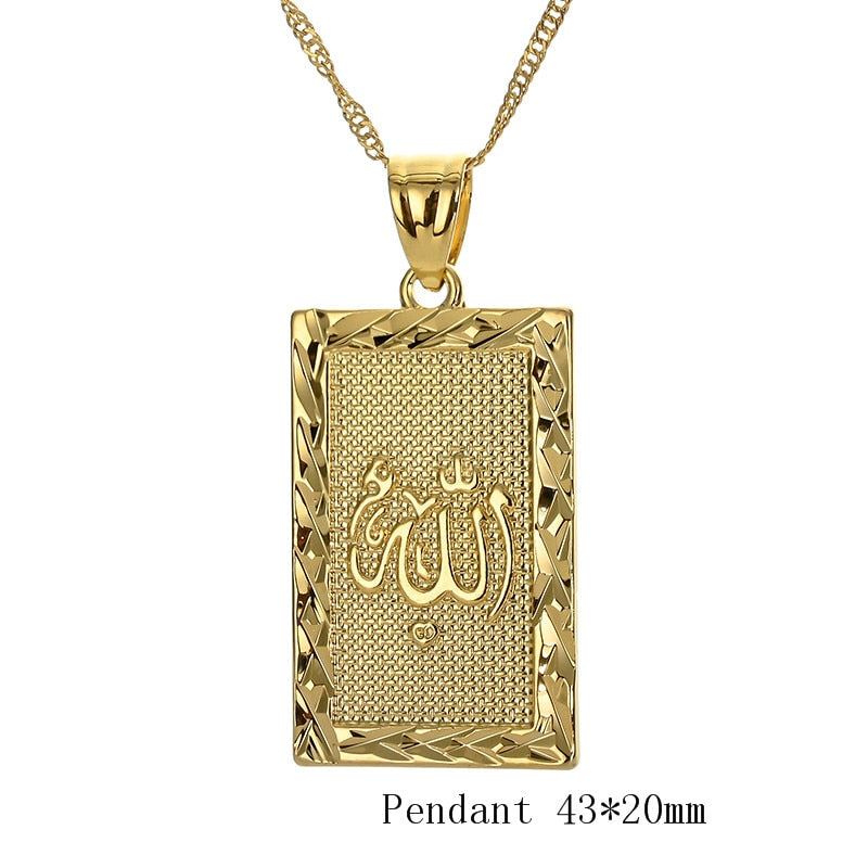 Africa Map Pendant Necklace Gold Chain Necklace style 9 Overseas