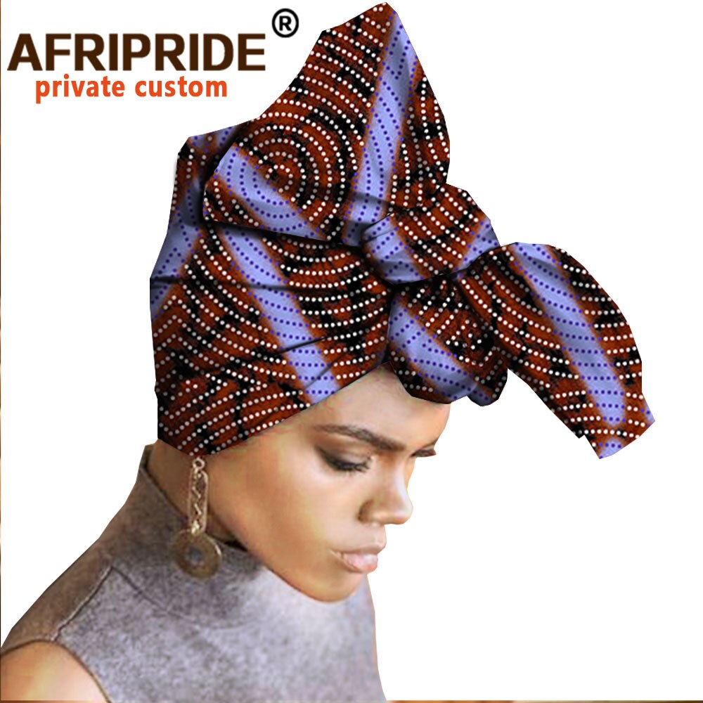 African Ankara Print Headscarf Afripride Fashion Casual Headdress 655