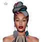 African Headtie Print Ankara Wax Fabric Pure Cotton Headwear 1304 One Size-16