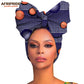 Afrique Hair Accessories African Material Wax Headdress 600 90cmX110cm