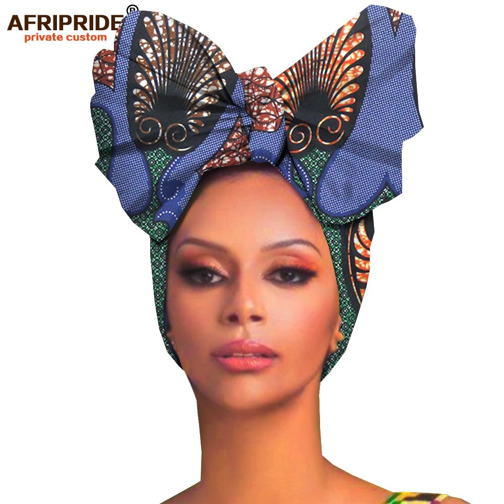 Afrique Hair Accessories African Material Wax Headdress 612 90cmX110cm
