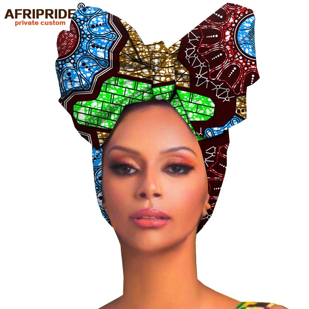 Afrique Hair Accessories African Material Wax Headdress 605 90cmX110cm