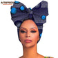 Afrique Hair Accessories African Material Wax Headdress 607 90cmX110cm