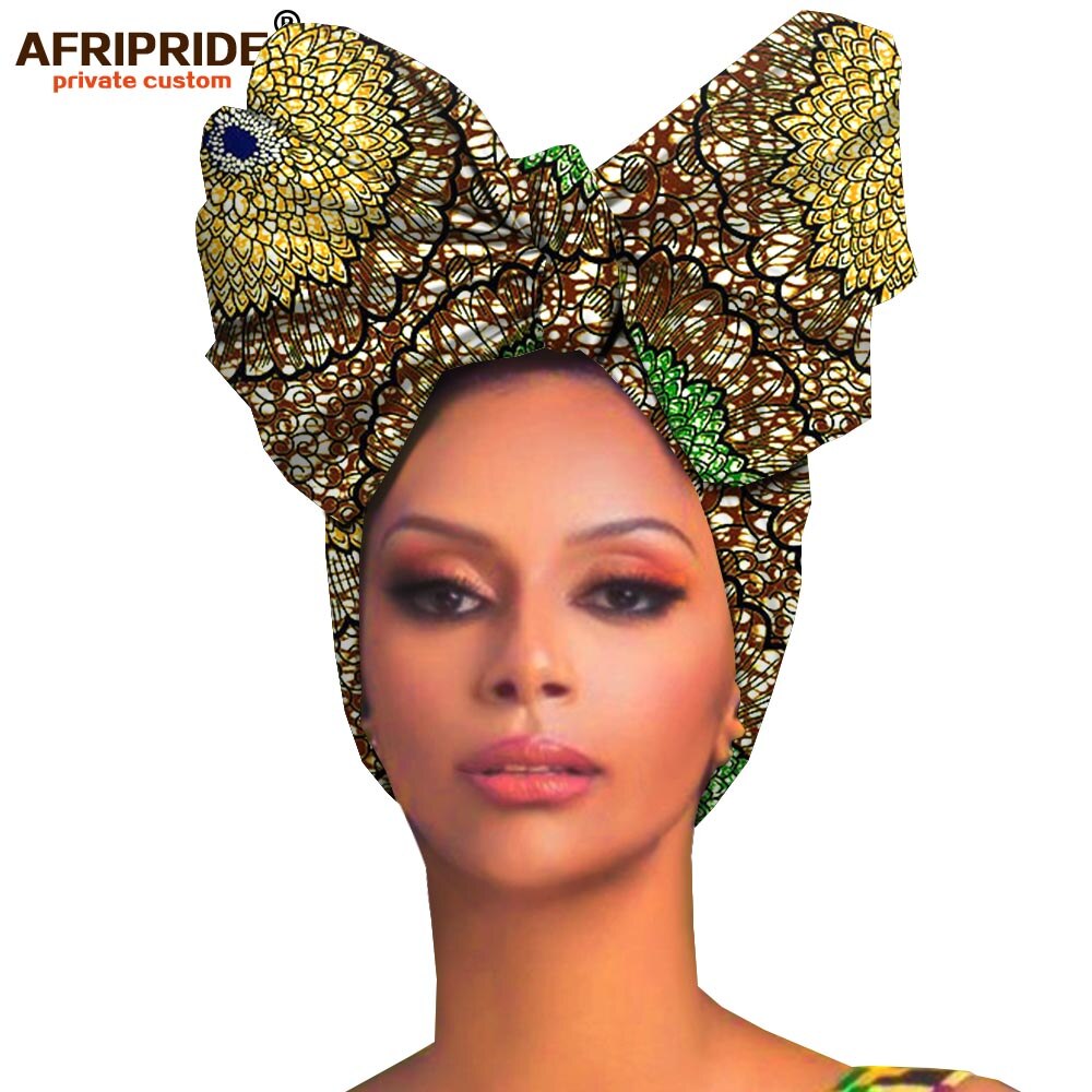 Afrique Hair Accessories African Material Wax Headdress 613 90cmX110cm