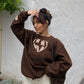 Brown Heart Shaped In My Arms Pullover