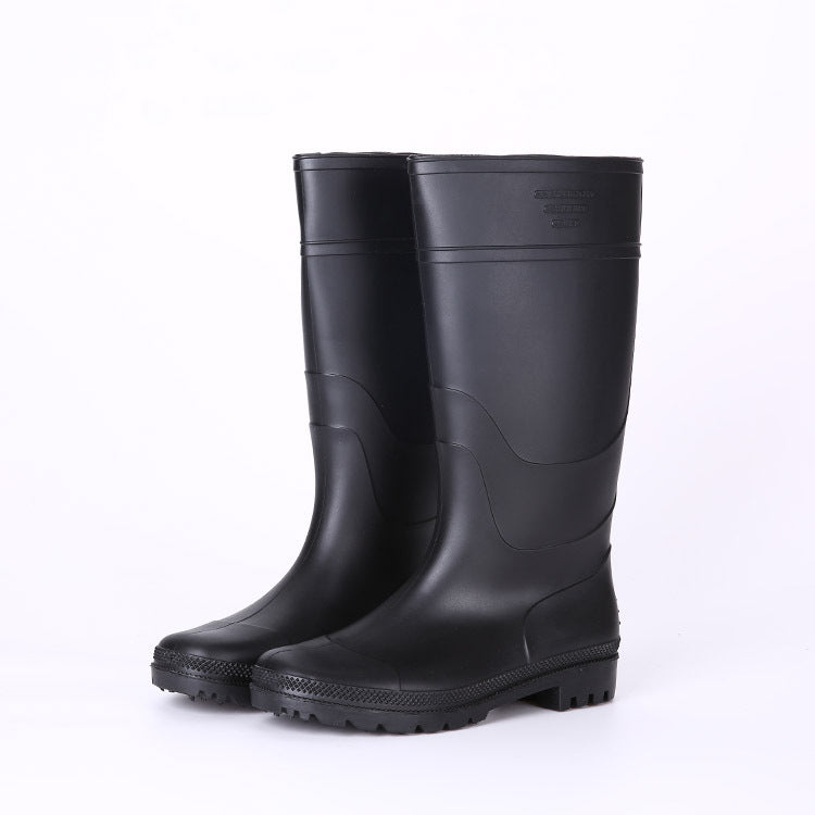 Classic Style High Quality Rain Work Boots Black