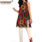 Dashiki African Wax Print Afripride Bazin Riche Mini Sleeveless Dress 696