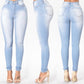 Fashion Denim High Waist Stretch Slim Jeans