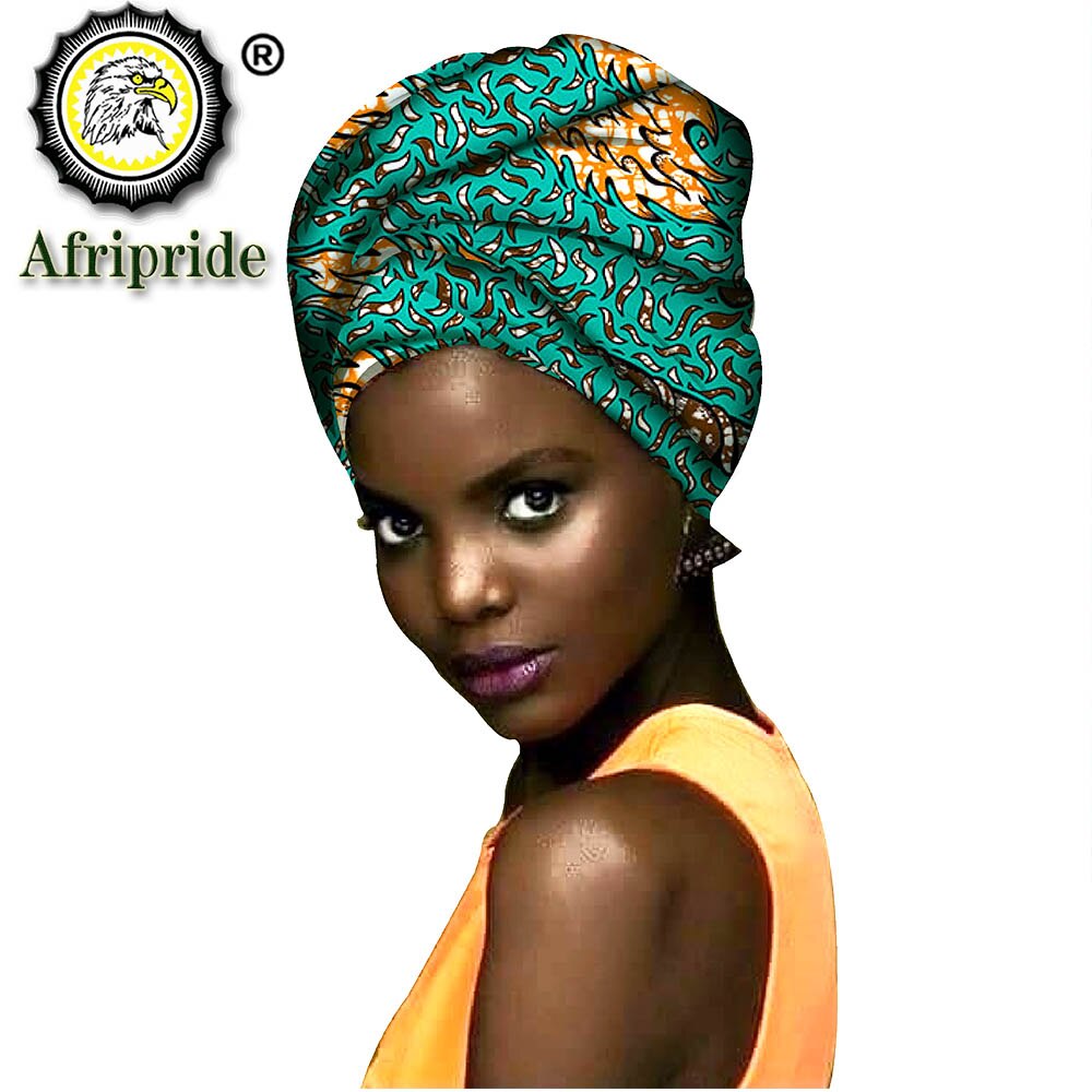 Fashion Head Scarf Print Wax Cotton African Headdress 625 One Size
