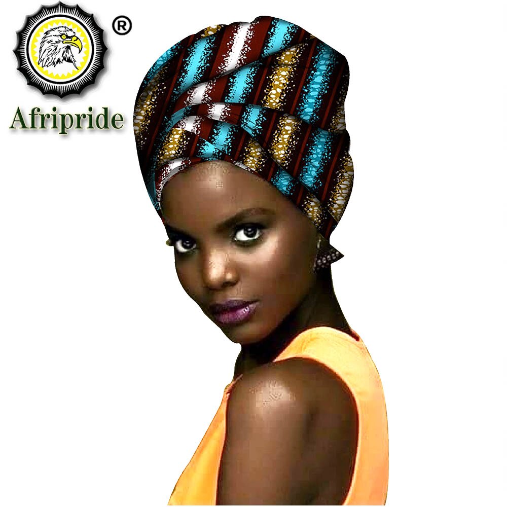 Fashion Head Scarf Print Wax Cotton African Headdress 627 One Size