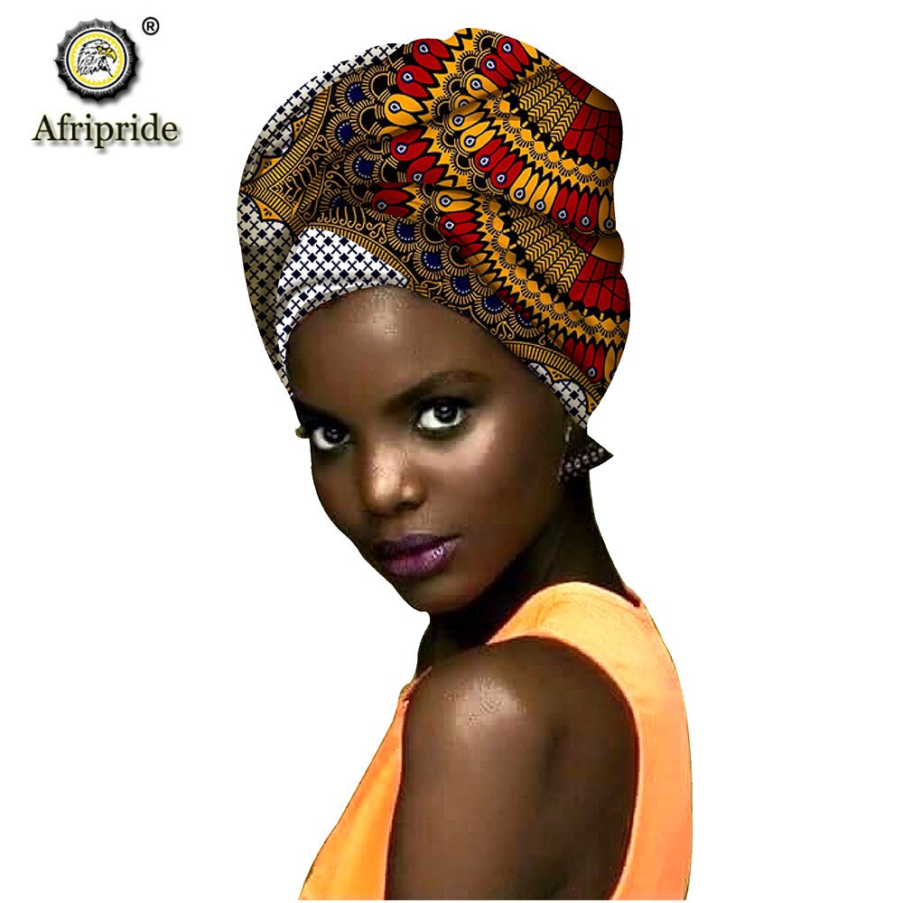 Fashion Head Scarf Print Wax Cotton African Headdress 512 One Size