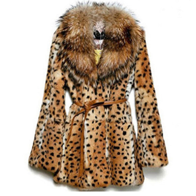 Fashion Leopard Print Coat Classic leopard 5xl