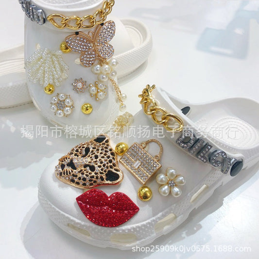 Foreign Bedazzled Summer Shoes