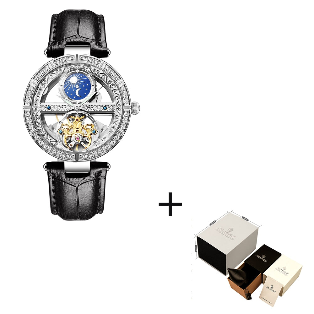 Luxury Fashion Zodiac Mechanical Watch Black