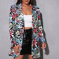 Sexy Urban Fashion Printed Suit Jacket Suit