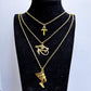 Layered Egyptian Pendant Amulet Jewelry 38cm45cm60cm-3