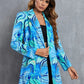Print Casual Trendy Party Blazer Pink S