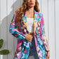 Print Casual Trendy Party Blazer Pink