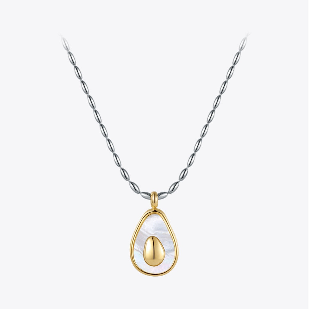ENFASHION Avocado Chain Necklace For Women Cute Fruit Necklaces 2021 Stainless Steel Fashion Jewelry Party Collier Femme P213237
