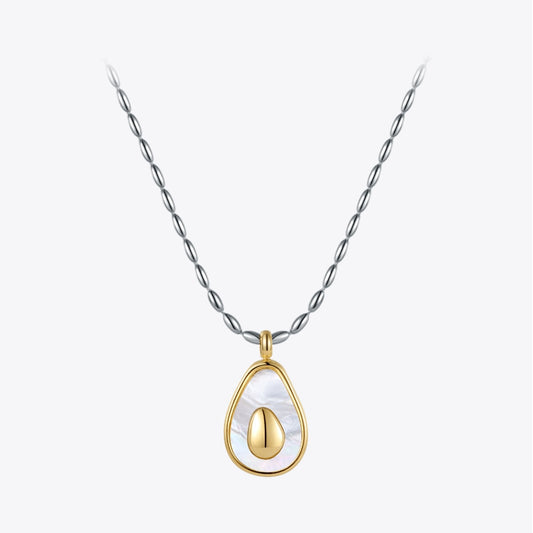 ENFASHION Avocado Chain Necklace For Women Cute Fruit Necklaces 2021 Stainless Steel Fashion Jewelry Party Collier Femme P213237