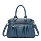 Luxury Handbags Women Bags Designer 3 Layers Leather Hand Bags Big Capacity Tote Bag for Women Vintage Top-handle Shoulder Bags Blue