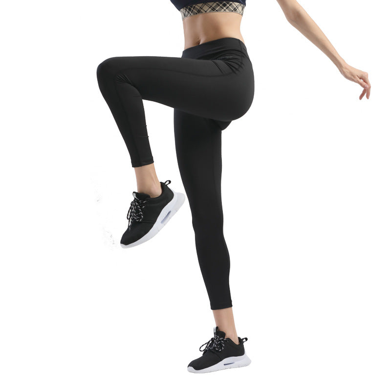 Slim Slimming Breathable High Waist Fitness Running Peach Yoga Pants