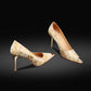 Snakeskin Shoes Autumn New French High Heels Pointed Toe Stiletto Fashion Shoes Black Silver Apricot