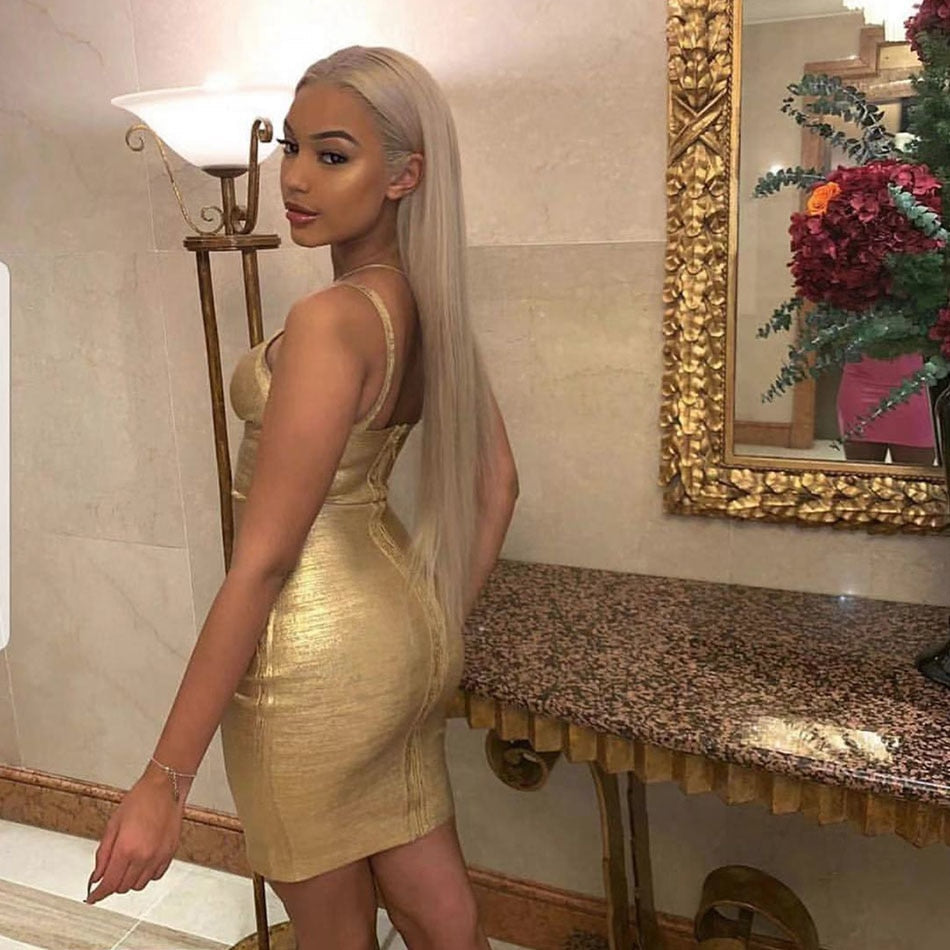 New Sleeveless V Neck Bandage Sexy Bodycon Mini Dress New Sleeveless V Neck Bandage Sexy Bodycon Mini Dress