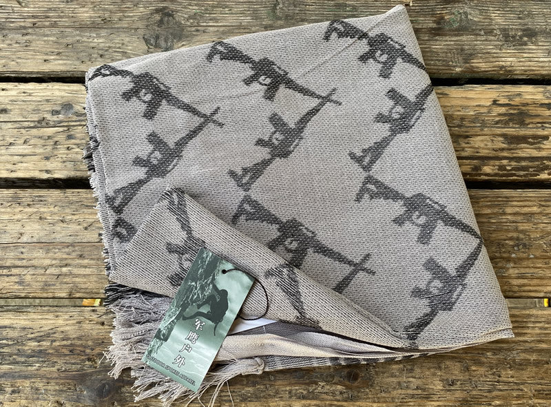 Thickened Outdoor Arabian Square Scarf Magic Scarf Special Forces Free Changeable Camouflage Headscarf Shawl Ak grey 110*110cm