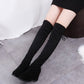 new boots autumn and winter boots over the knee boots high tube elastic boots thick with pointed high heeled wild women boots